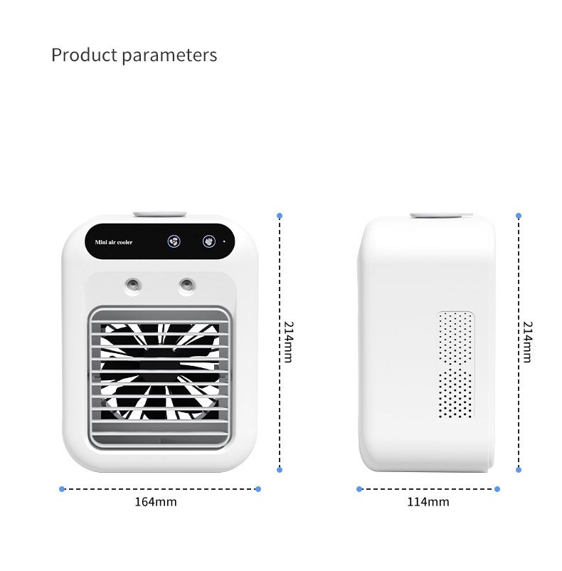 Portable Air Cooler Fan Mini Air Conditioner for Home, Office & Car