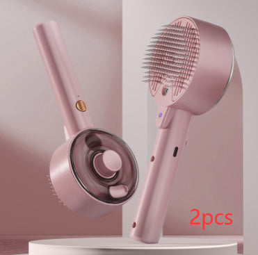 Pet Hair Remover & Grooming Brush  Self-Cleaning Steam Brush for Dogs & Cats