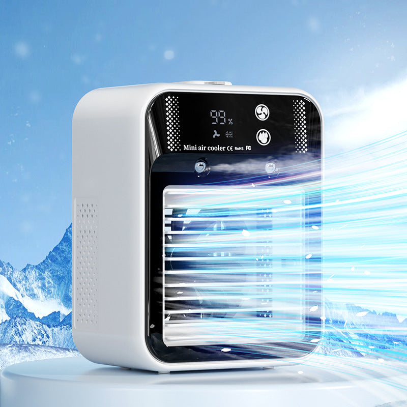 Portable Air Cooler Fan Mini Air Conditioner for Home, Office & Car