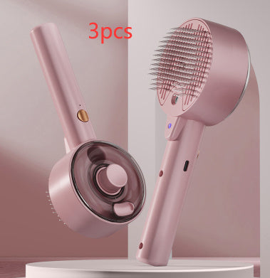 Pet Hair Remover & Grooming Brush  Self-Cleaning Steam Brush for Dogs & Cats