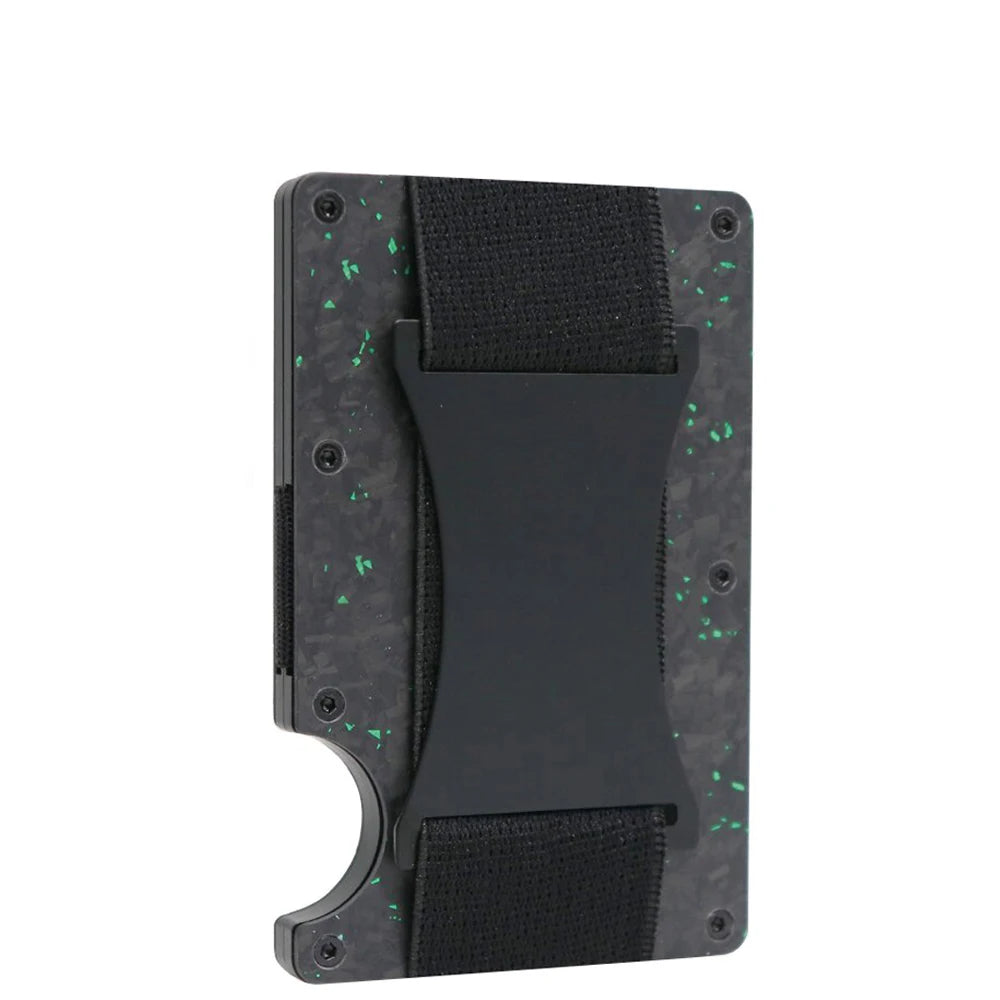 RFID Clip Metal Wallet Blocking Aluminum Minimalist Credit Card Holder Money Wallets 2024 All Color Slim Business Bank Id Case