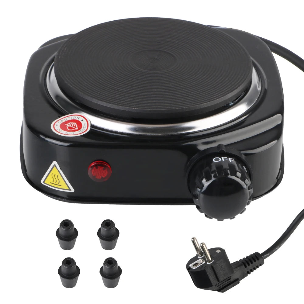 Multifunctional Kitchen Appliance Mini Electric Heater Stove Hot Cooker Plate Milk Water Coffee Heating Furnace 500W 220V