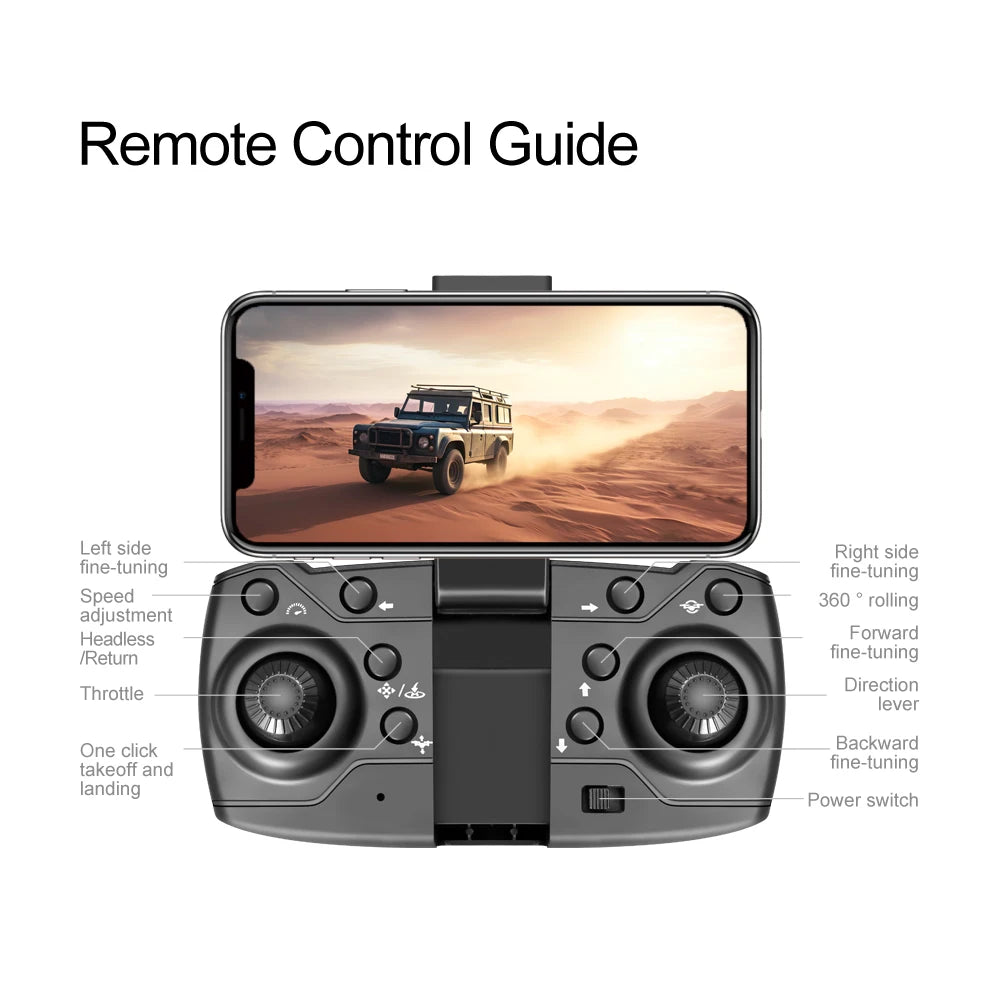 F198 Drone WIFI FPV HD Aerial Photography Wide Angle Dual Camera Professional With 1080P Brushless RC Foldable Quadcopter