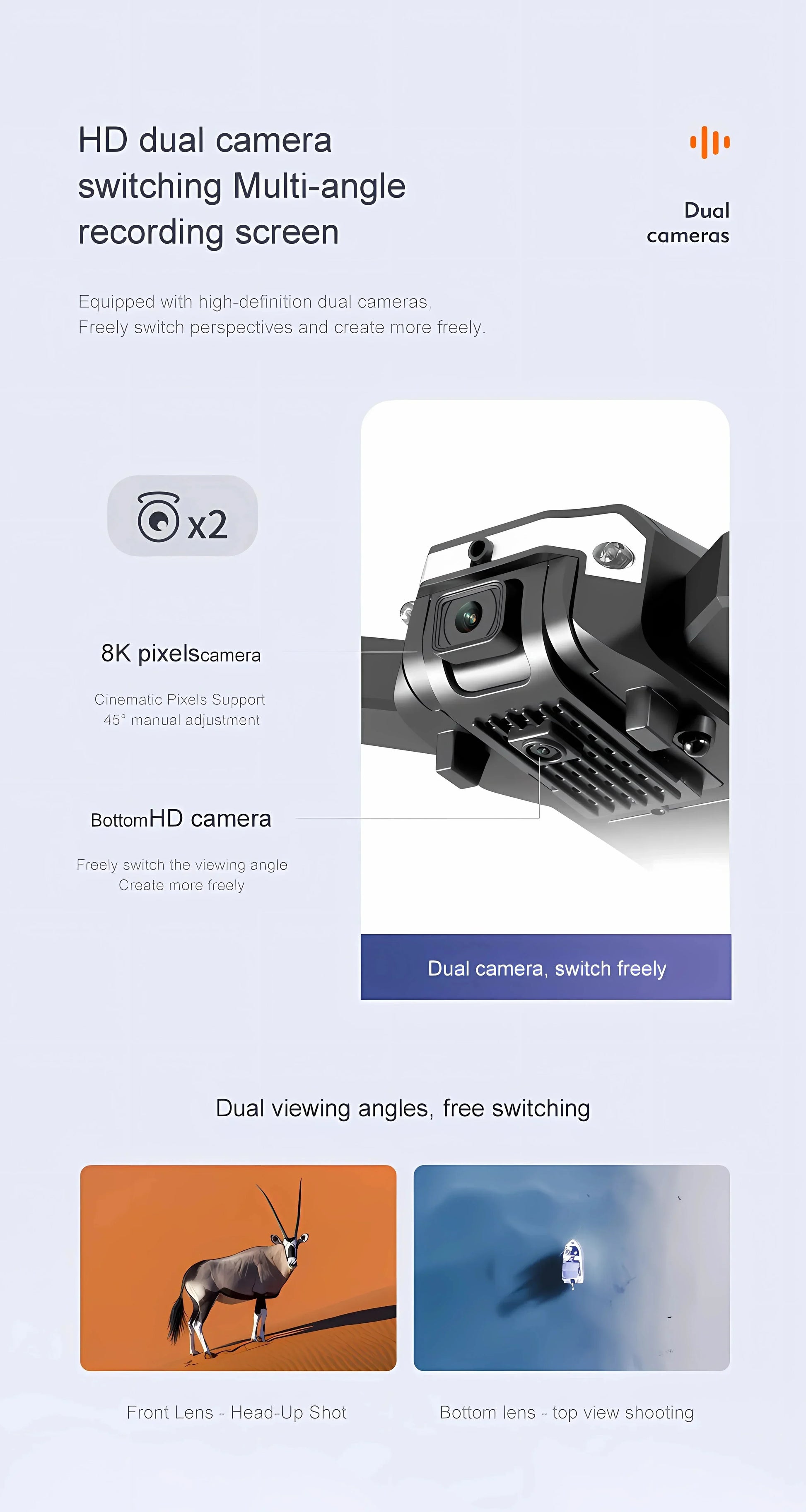 New S6 RC Drone G6 Professional 8K HD Camera Obstacle Avoidance Optical Flow Foldable 5G GPS Quadcopter for Aerial Photography