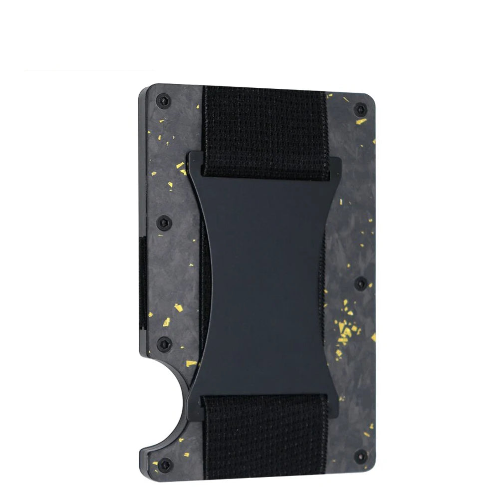 RFID Clip Metal Wallet Blocking Aluminum Minimalist Credit Card Holder Money Wallets 2024 All Color Slim Business Bank Id Case