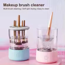 USB Makeup Brush Cleaner Machine  3-in-1 Electric Washer, Dryer & Storage Rack