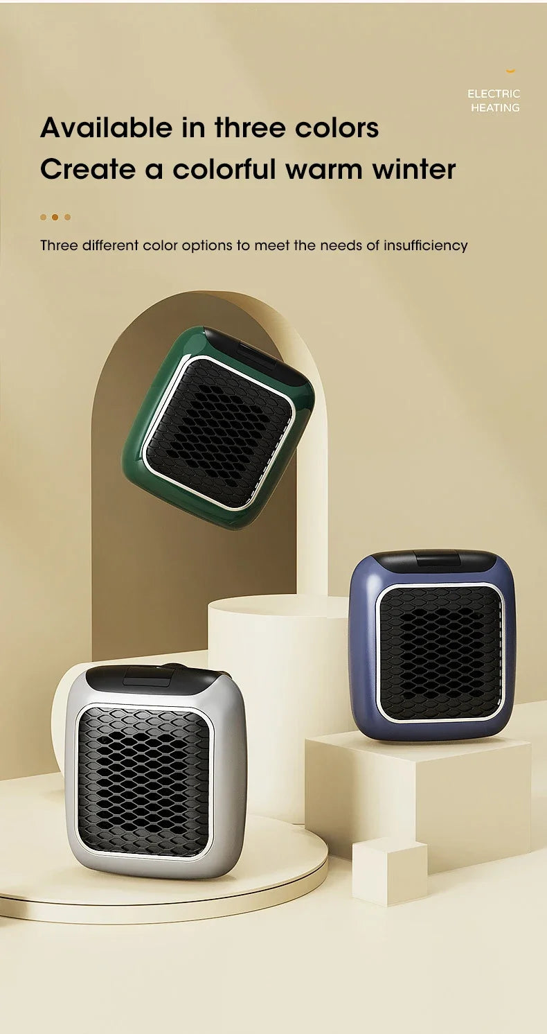 Electric Heater Home Appliance Heating Furnace Portable Heater Plug-in Room Heater Mini Radiator Remote Heating 500W