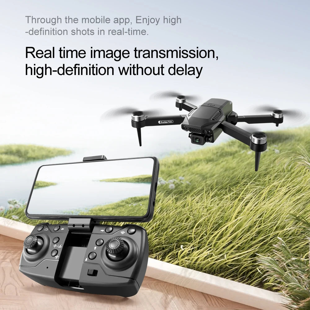 F198 Drone WIFI FPV HD Aerial Photography Wide Angle Dual Camera Professional With 1080P Brushless RC Foldable Quadcopter