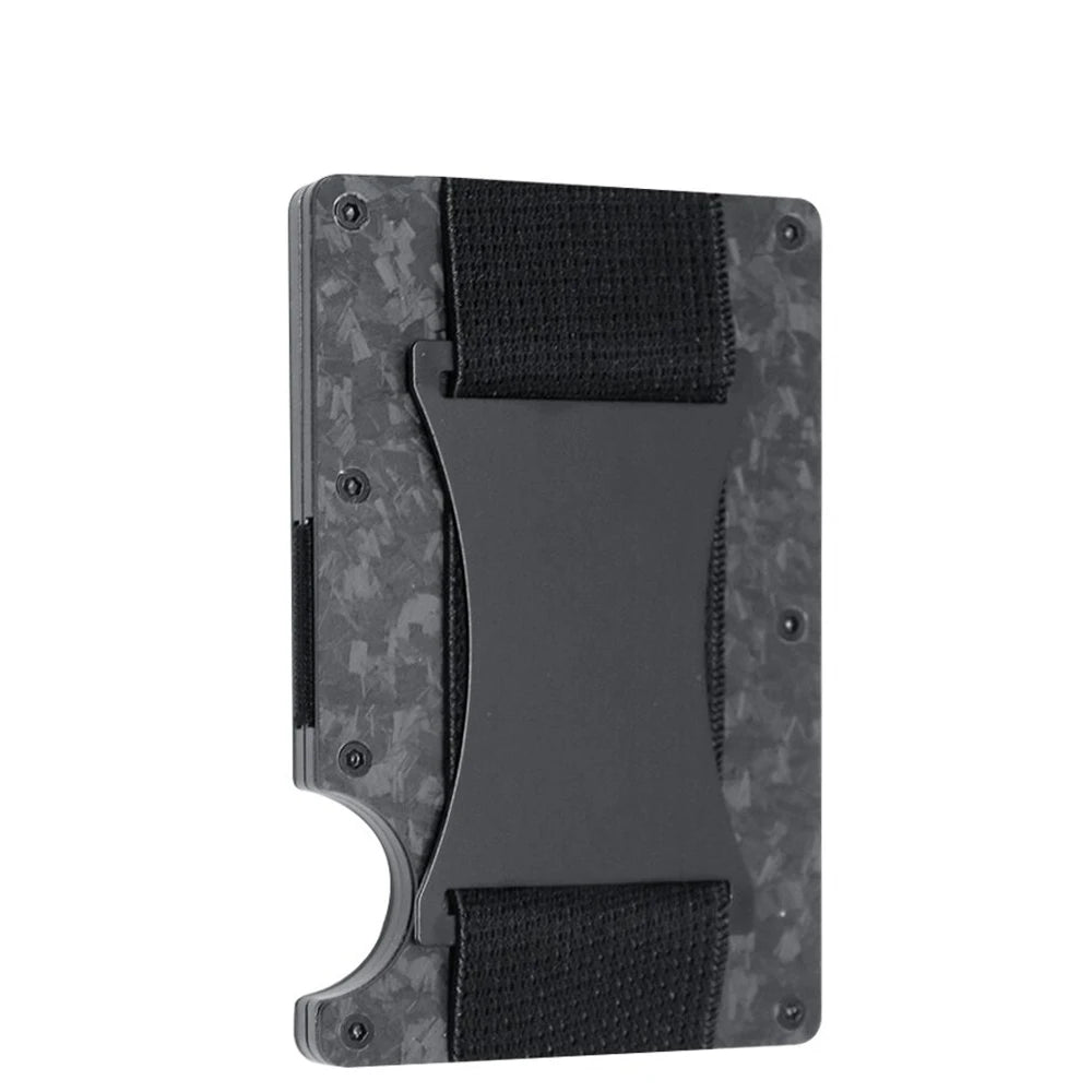 RFID Clip Metal Wallet Blocking Aluminum Minimalist Credit Card Holder Money Wallets 2024 All Color Slim Business Bank Id Case
