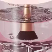 USB Makeup Brush Cleaner Machine  3-in-1 Electric Washer, Dryer & Storage Rack