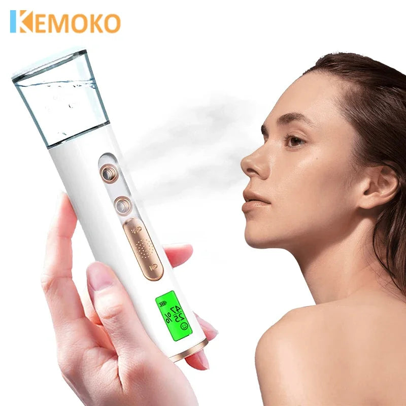 Nano Facial Steamer Mist Spray Eyelash Extensions Cleaning Pore Water SPA Moisturizing Hydrating Face Sprayer USB care Nebulizer