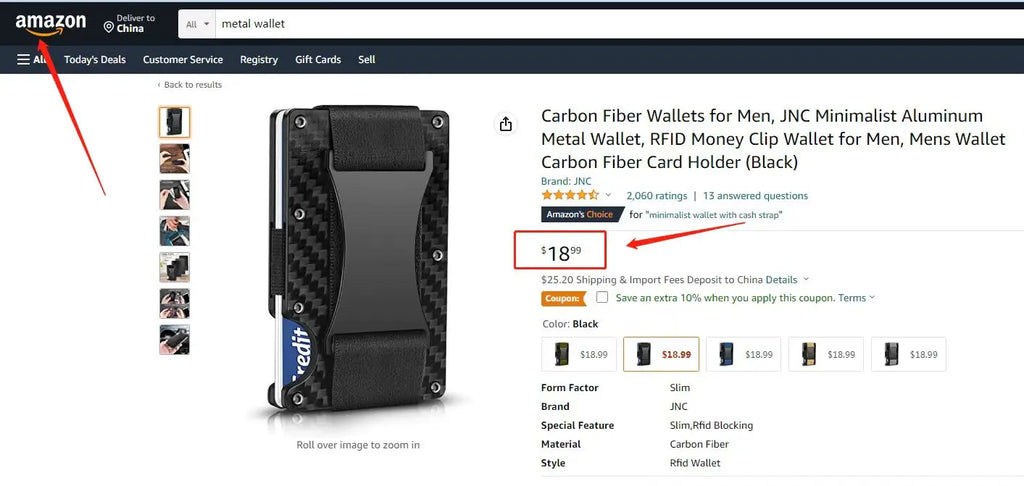 RFID Clip Metal Wallet Blocking Aluminum Minimalist Credit Card Holder Money Wallets 2024 All Color Slim Business Bank Id Case