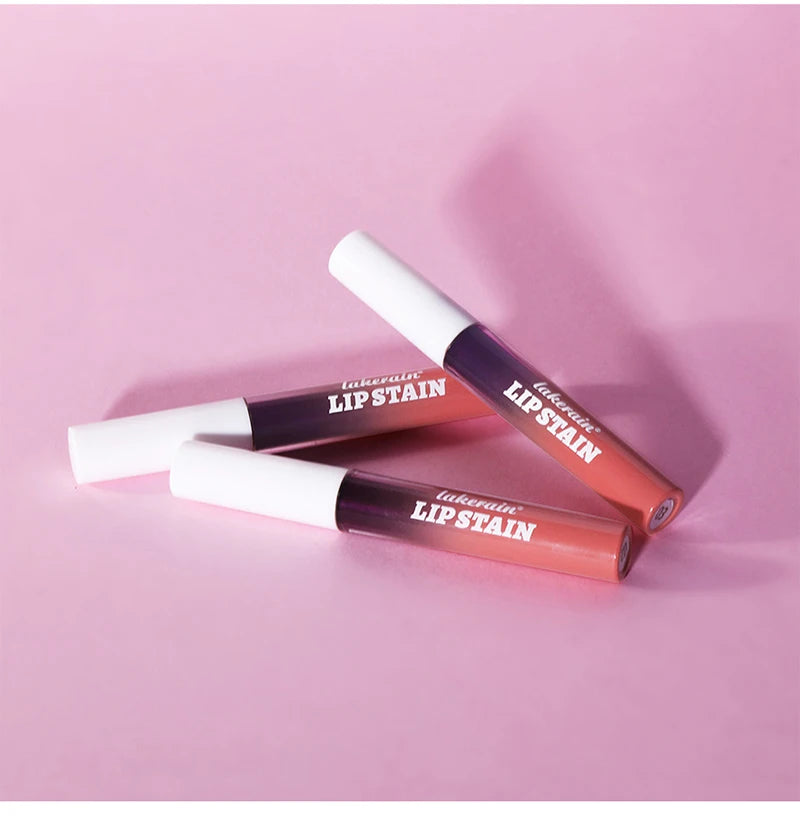 Lip Stain Tear-Off Natural Matte Waterproof Tattoo Dyed Transfer Resistant Lip Tint Gloss Peel Off Purple Liquid LipstickMakeup