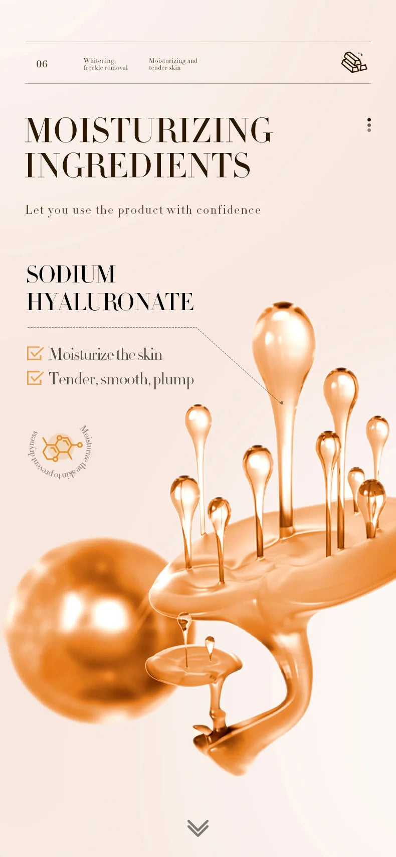 24K Golden Pearl Collagen Whitening and Moisturizing Face Essence Face Cream Gold Lotion and 24K Eye Cream  freckle removal