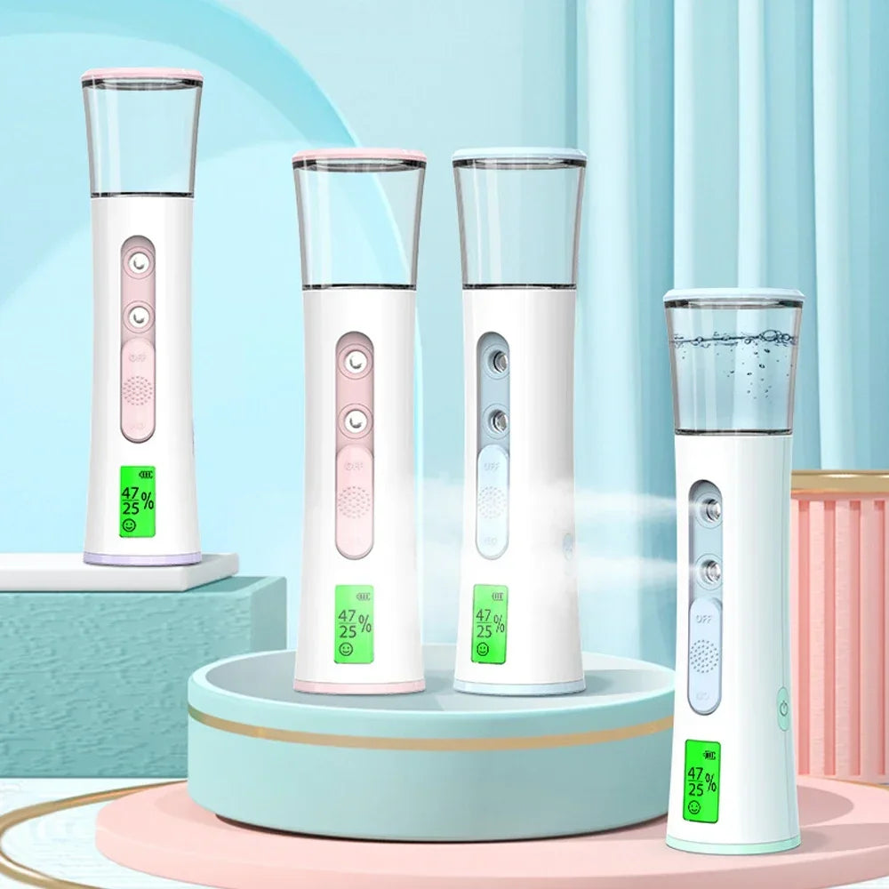 Nano Facial Steamer Mini Portable Humidifier Nano Mister Facial Steamer Beauty Spray Hydrating Apparatus Cold Spray Apparatus