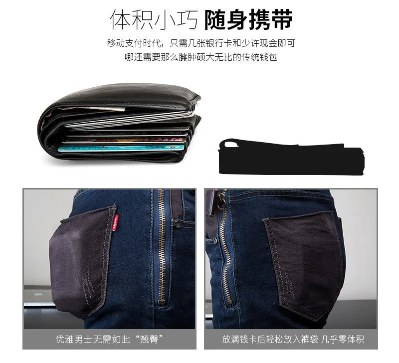 RFID Clip Metal Wallet Blocking Aluminum Minimalist Credit Card Holder Money Wallets 2024 All Color Slim Business Bank Id Case