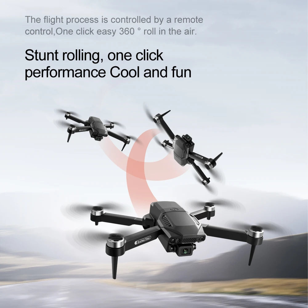 F198 Drone WIFI FPV HD Aerial Photography Wide Angle Dual Camera Professional With 1080P Brushless RC Foldable Quadcopter