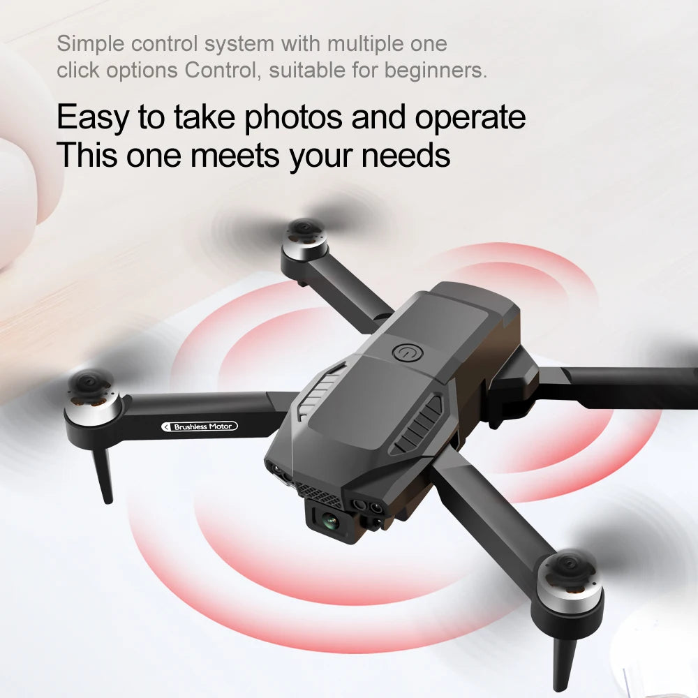 F198 Drone WIFI FPV HD Aerial Photography Wide Angle Dual Camera Professional With 1080P Brushless RC Foldable Quadcopter