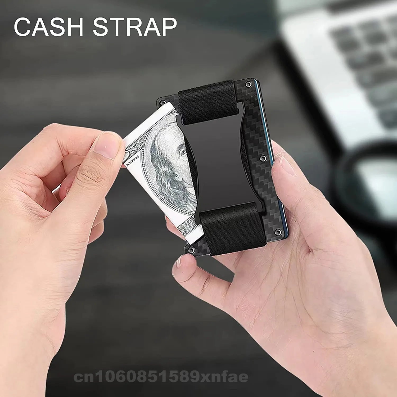 RFID Clip Metal Wallet Blocking Aluminum Minimalist Credit Card Holder Money Wallets 2024 All Color Slim Business Bank Id Case