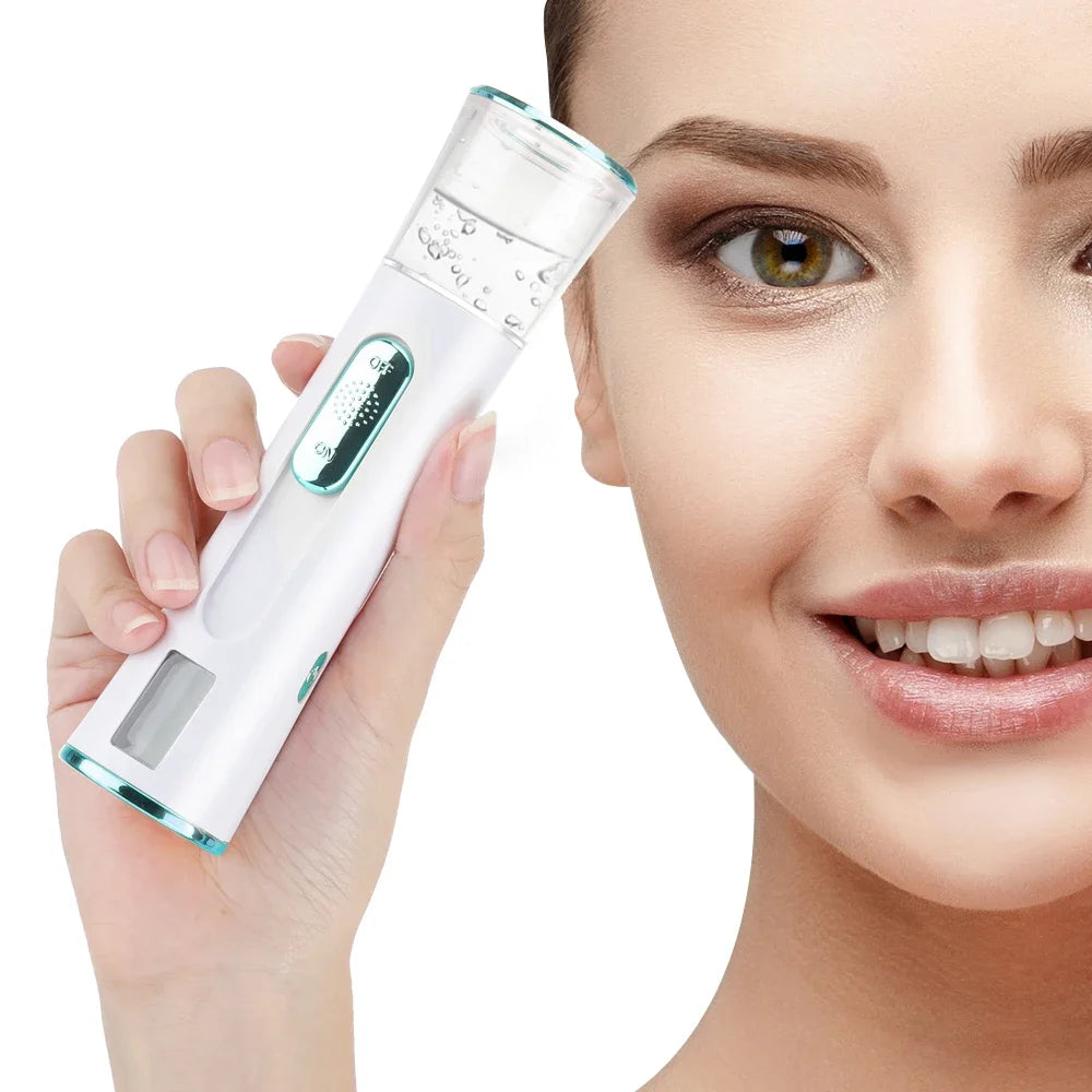 Mini Facial Steamer Mist Sprayer Nano Mister Hydrating Face Mist Spray Bottle Spa Skin Care Moisturizing Beauty Spray Hydrating