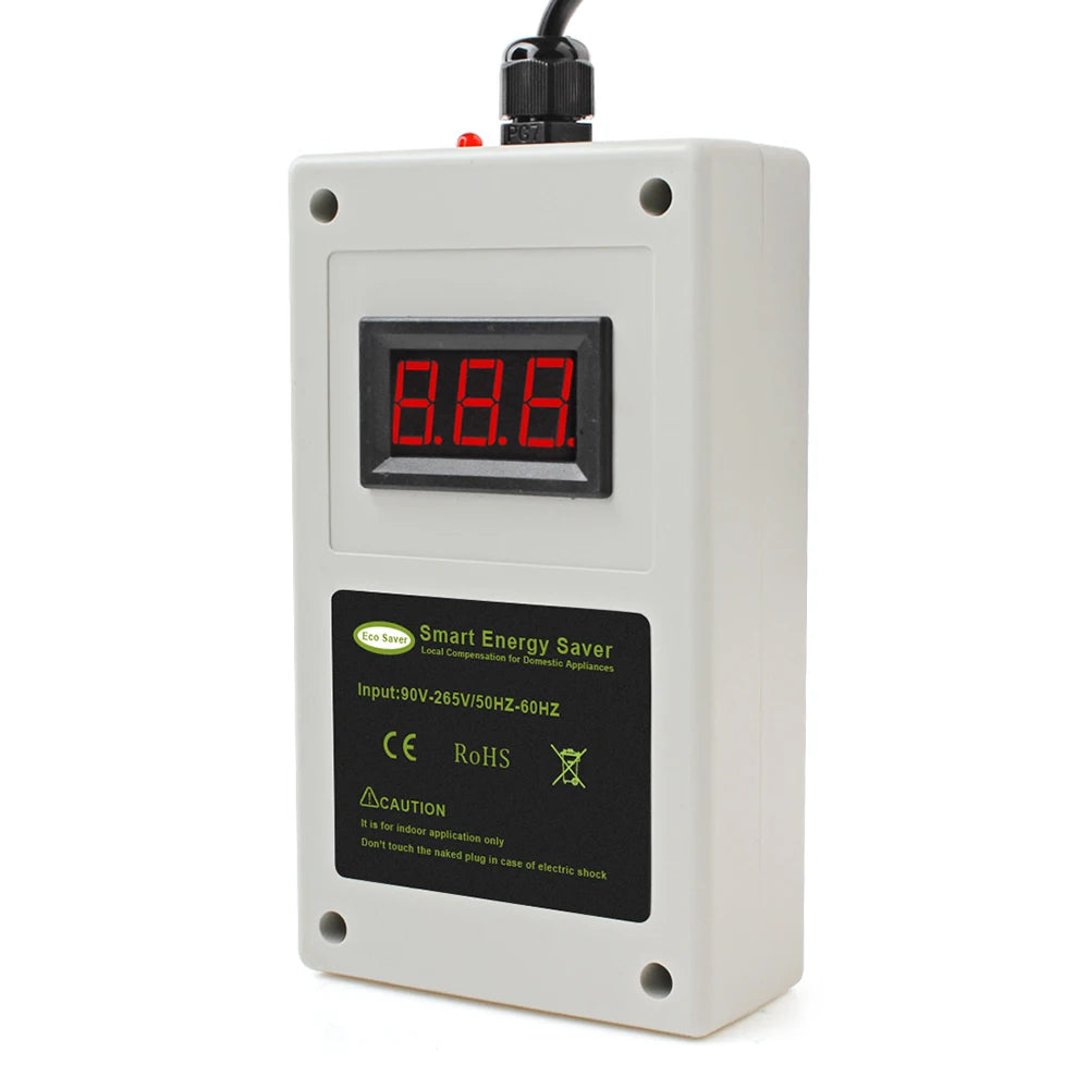 Household Energy Saving Appliances White Intelligent Power Saver Box Smart LED Electricity Saving Device