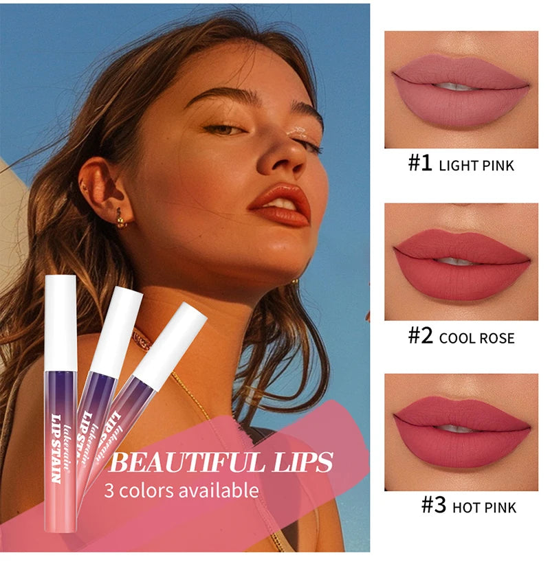 Lip Stain Tear-Off Natural Matte Waterproof Tattoo Dyed Transfer Resistant Lip Tint Gloss Peel Off Purple Liquid LipstickMakeup