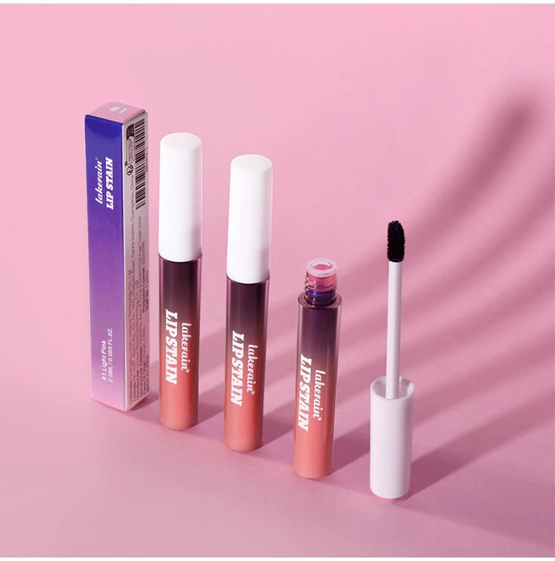 Lip Stain Tear-Off Natural Matte Waterproof Tattoo Dyed Transfer Resistant Lip Tint Gloss Peel Off Purple Liquid LipstickMakeup