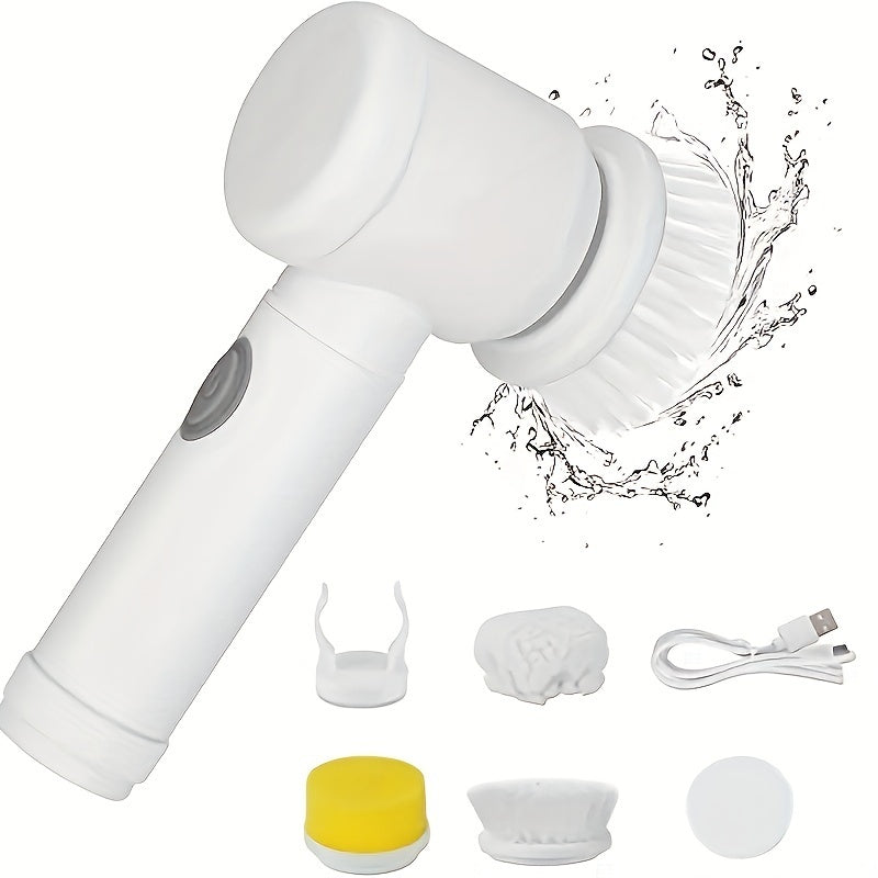 Electric Spin Cleaning Brush USB Rechargeable Handheld Power Scrubber