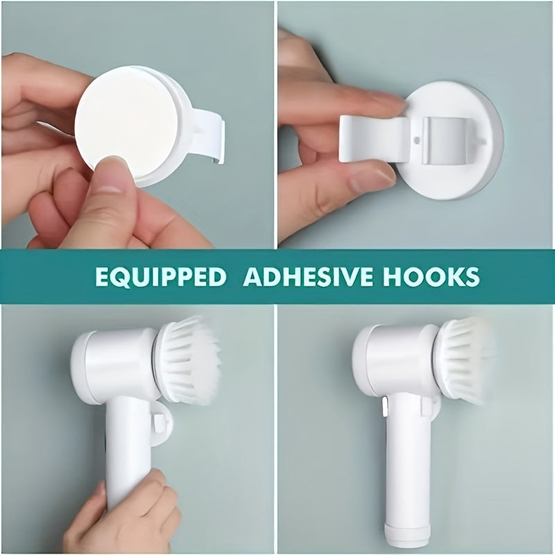 Electric Spin Cleaning Brush USB Rechargeable Handheld Power Scrubber